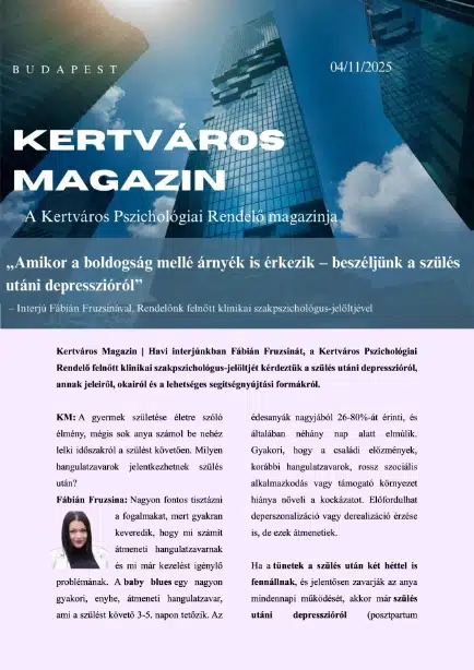 Kertváros Magazin – 2025. november 4.